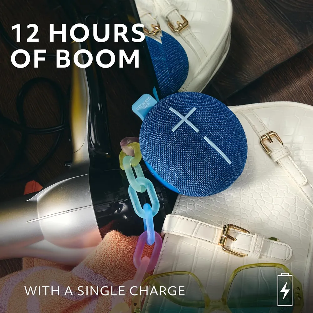 Ultimate Ears Miniroll altavoz Bluetooth ultraportátil IP67 | Azul