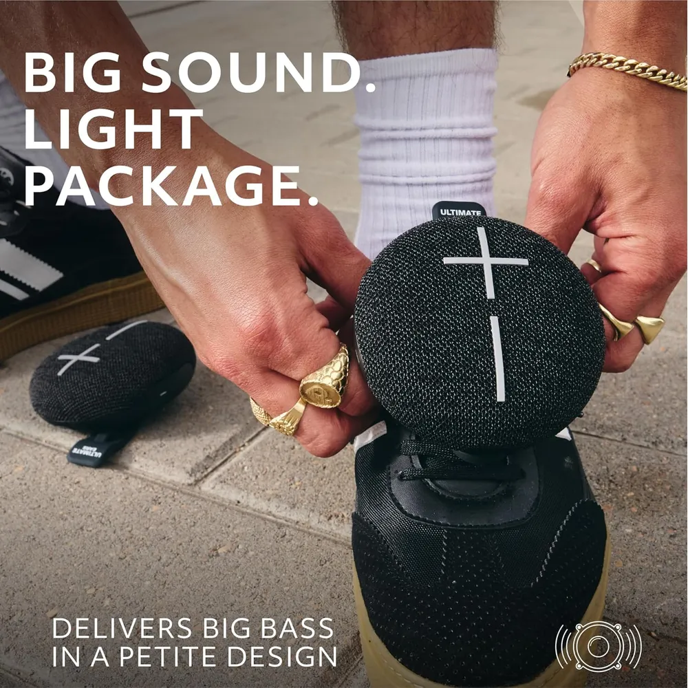 Ultimate Ears Miniroll altavoz Bluetooth ultraportátil IP67 | Negro