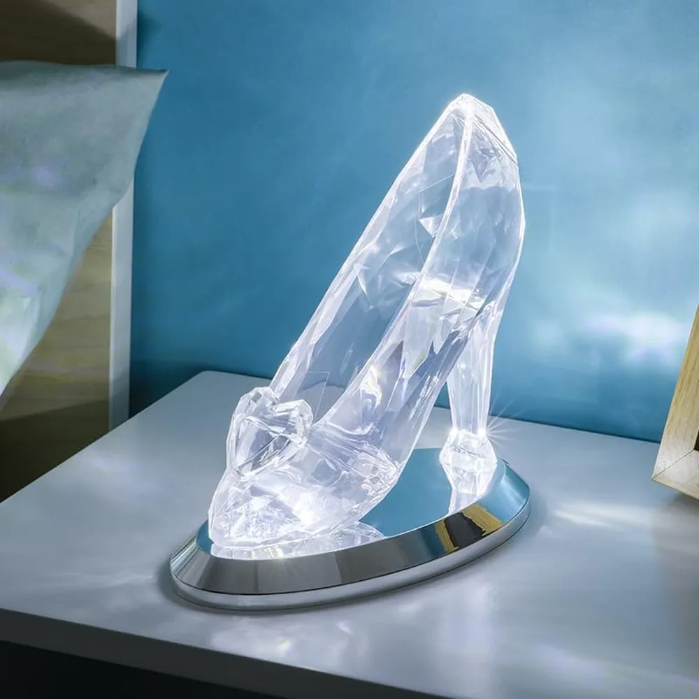 Paladone Disney Princesas Cenicienta, lámpara cristal brillo mágico oficial