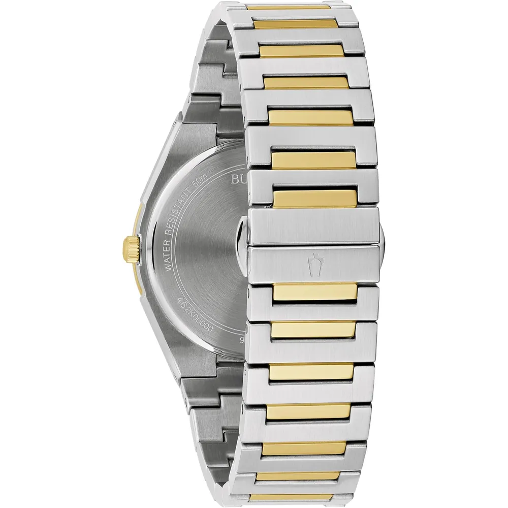 b0dcl6hmk5_2_webp.webp Bulova reloj clásico vestir hombre cuarzo 3 agujas acero | Oro/Plata
