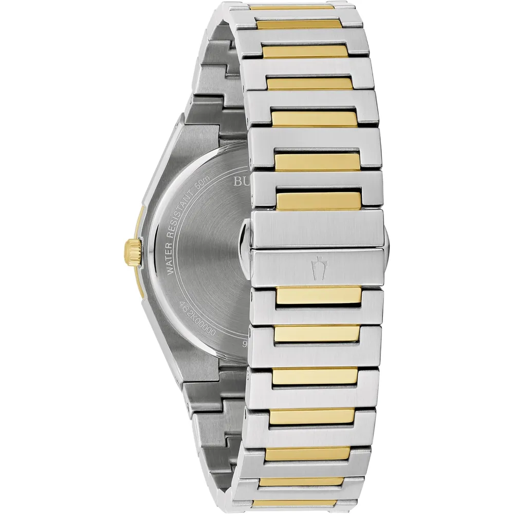 b0dcm13qzm_2_webp.webp Bulova reloj clásico vestir hombre cuarzo 3 agujas acero | Oro/Plata/Verde