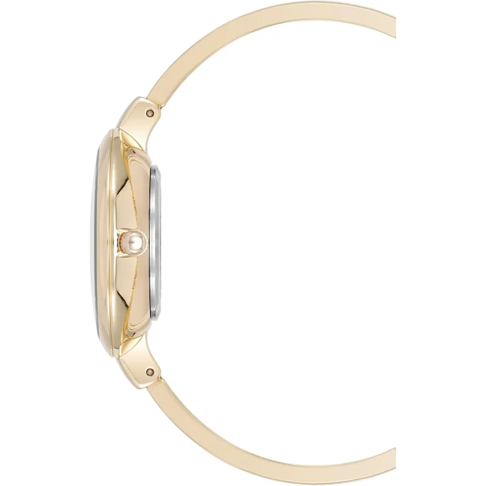 Anne Klein AK/1470GNST reloj femenino con set de pulseras | 32 mm - Negro/Dorado