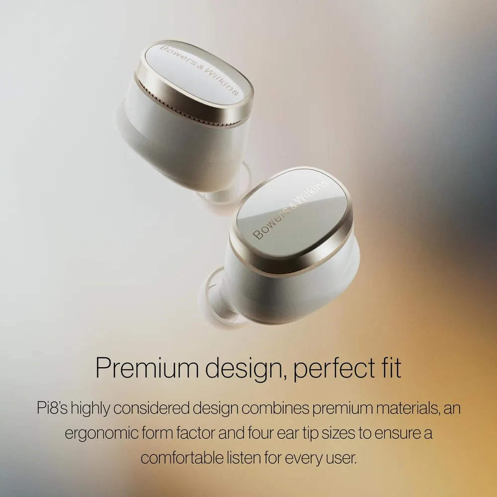 Bowers & Wilkins Pi8 Audífonos Bluetooth | Blanco Paloma