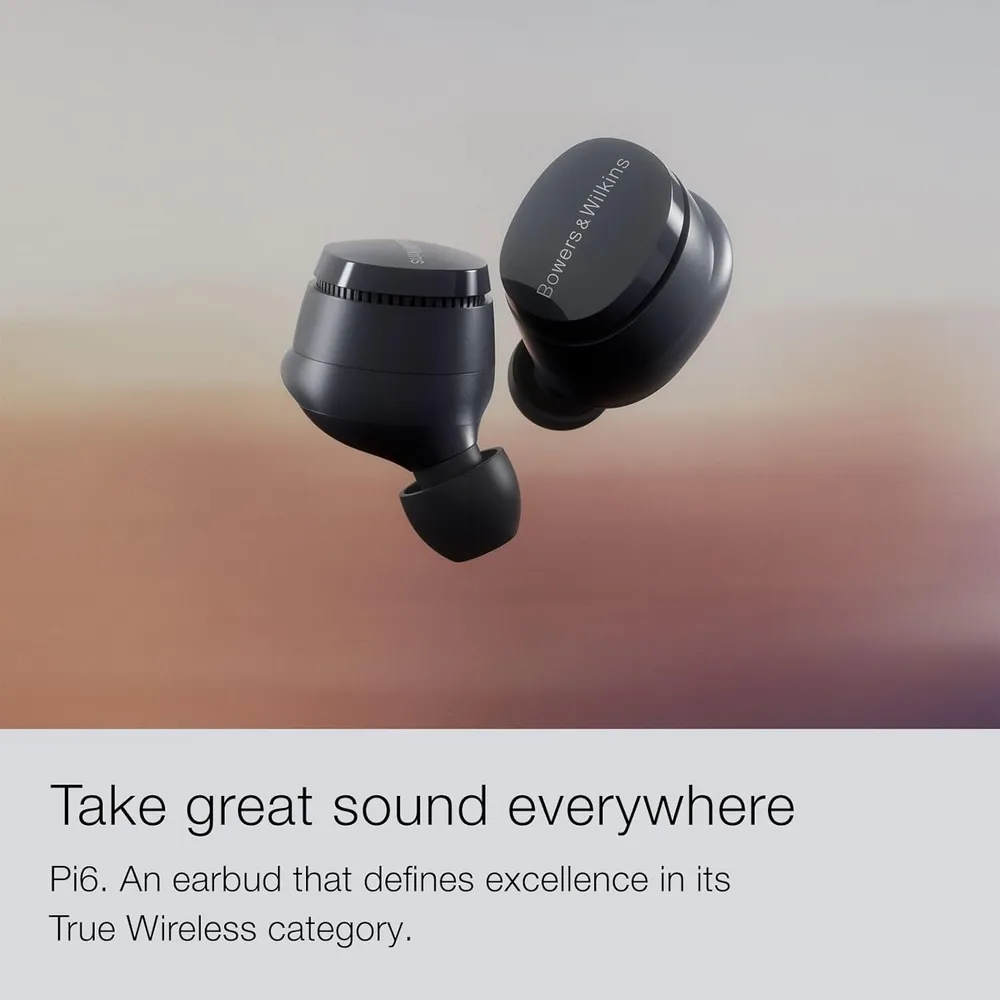 Bowers & Wilkins Pi6 Audífonos Bluetooth | Azul Glaciar
