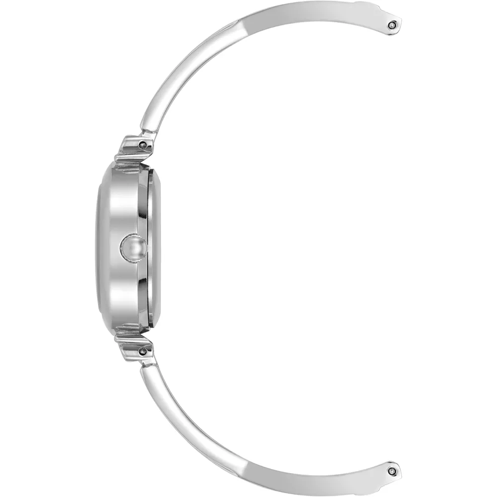 Anne Klein AK/2245 reloj mujer con cristales premium y set de pulseras | 26.5 mm - Plateado/Rosado