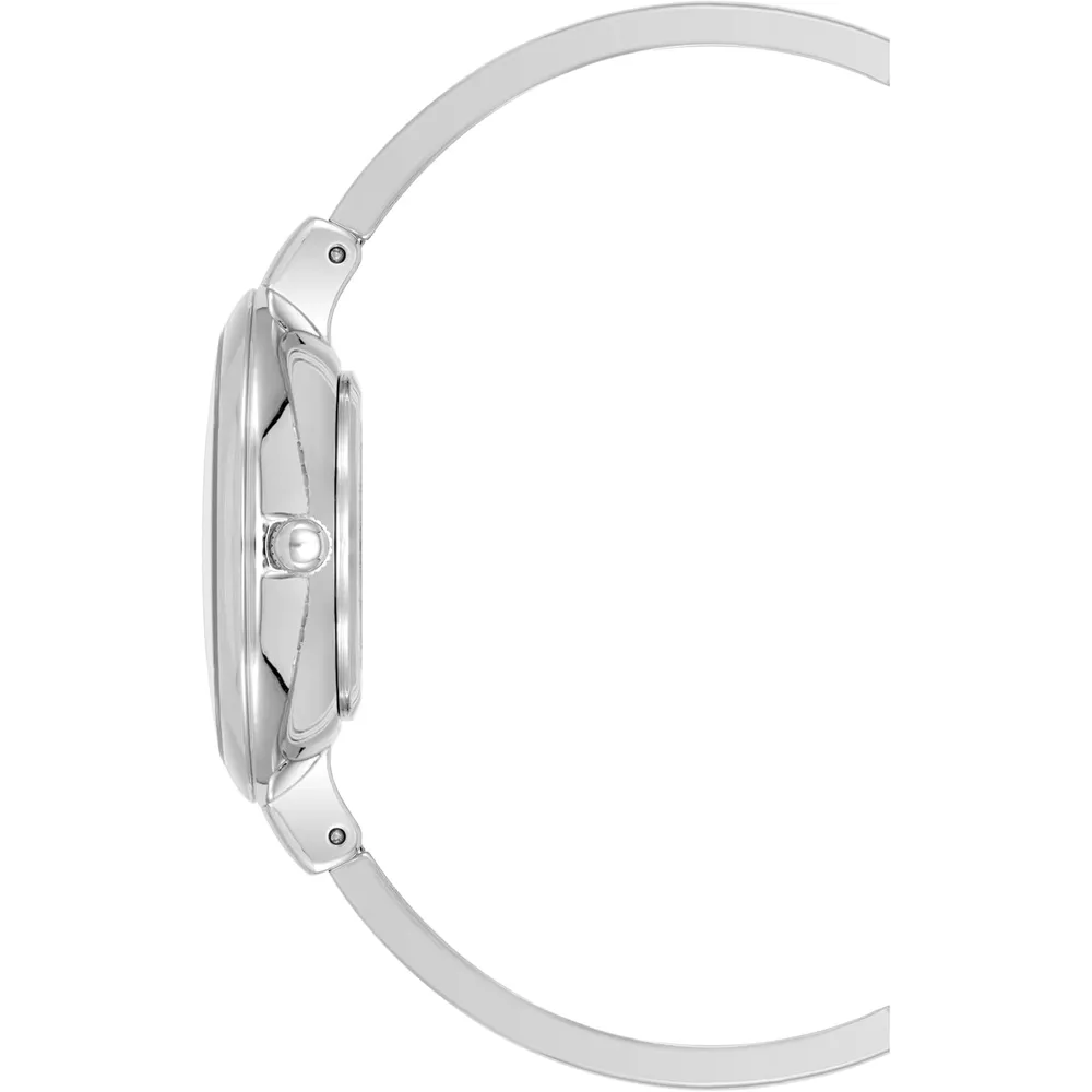 Anne Klein AK/1470GNST reloj femenino con set de pulseras | 32 mm - Plateado/Rosado