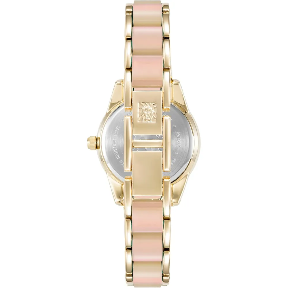 Anne klein AK/3212LPRG reloj de pulsera de resina | 30 mm - Oro/blanco