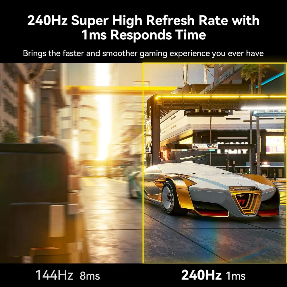 Sansui 32" FHD 240 Hz Curvo 1500R 1 ms FreeSync HDR VESA