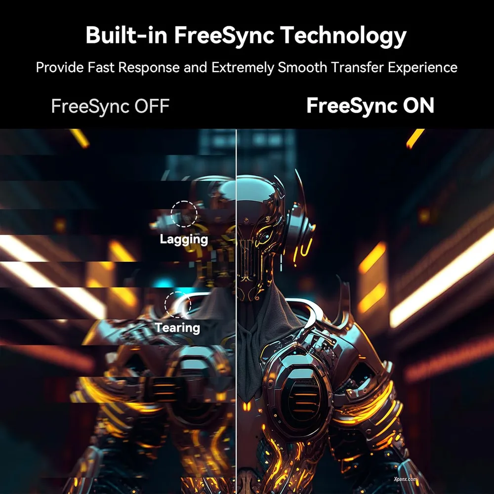 Sansui 32" FHD 240 Hz Curvo 1500R 1 ms FreeSync HDR VESA