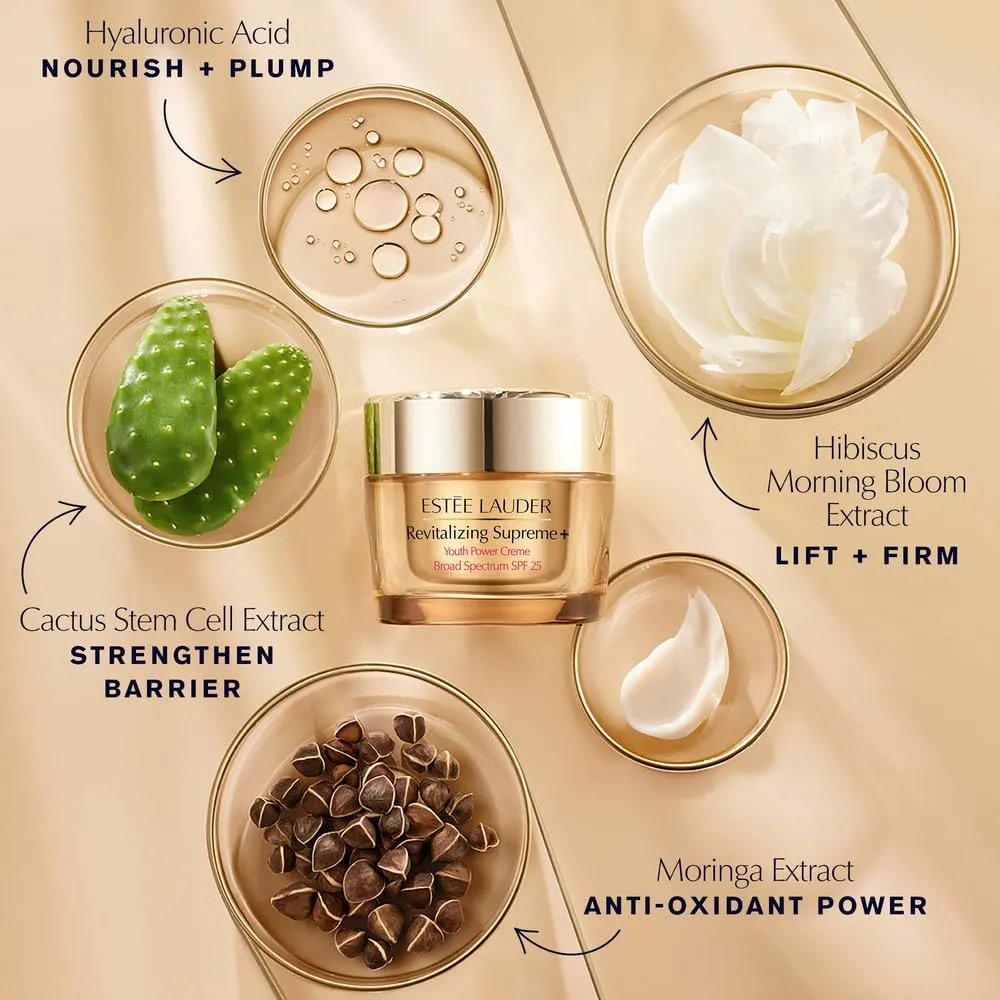 Estée Lauder Revitalizing Supreme+ – Crema Facial Anti-Edad SPF 25 | 1.7oz