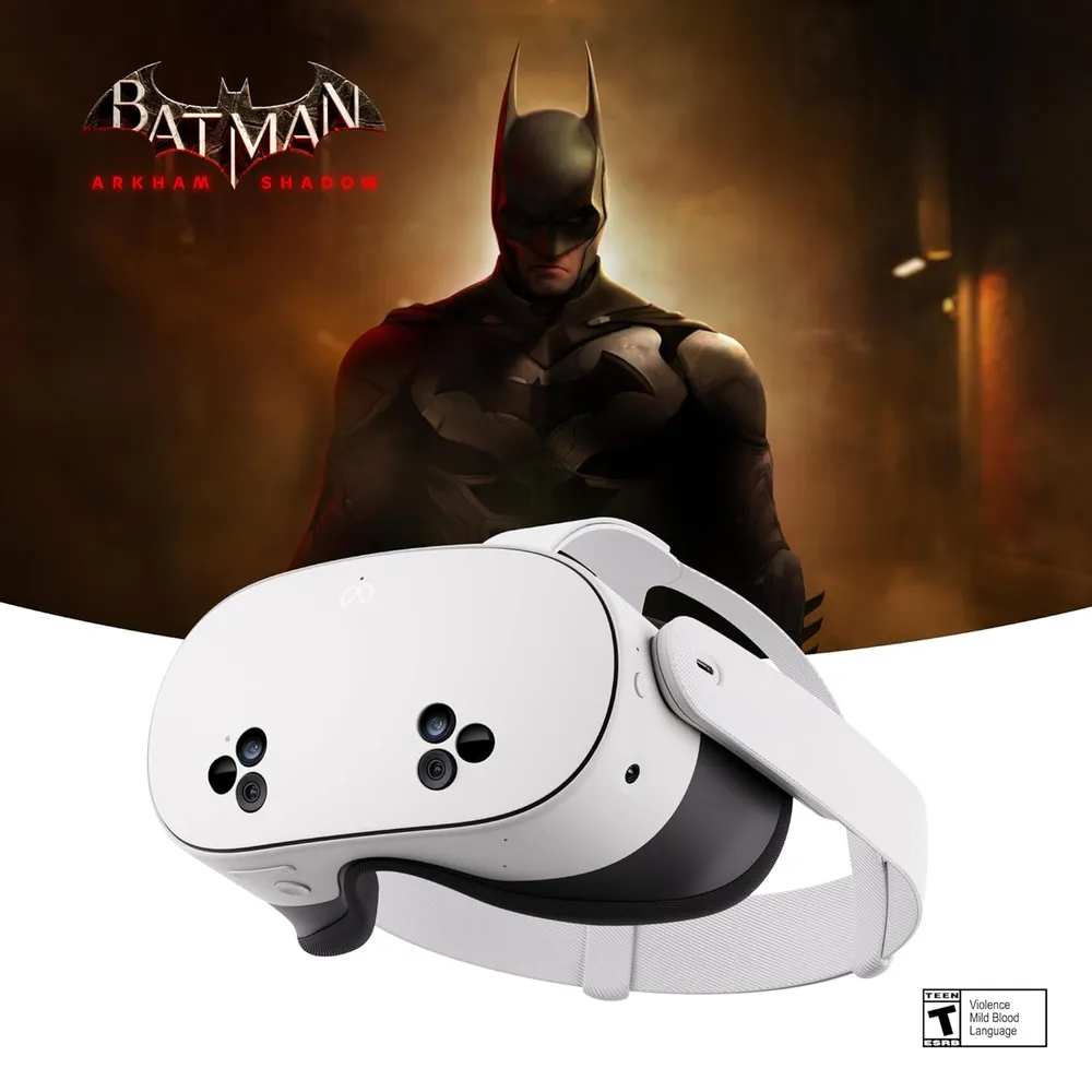 AUDÍFONOS META QUEST 3 256 GB | BATMAN: ARKHAM SHADOW BLANCO