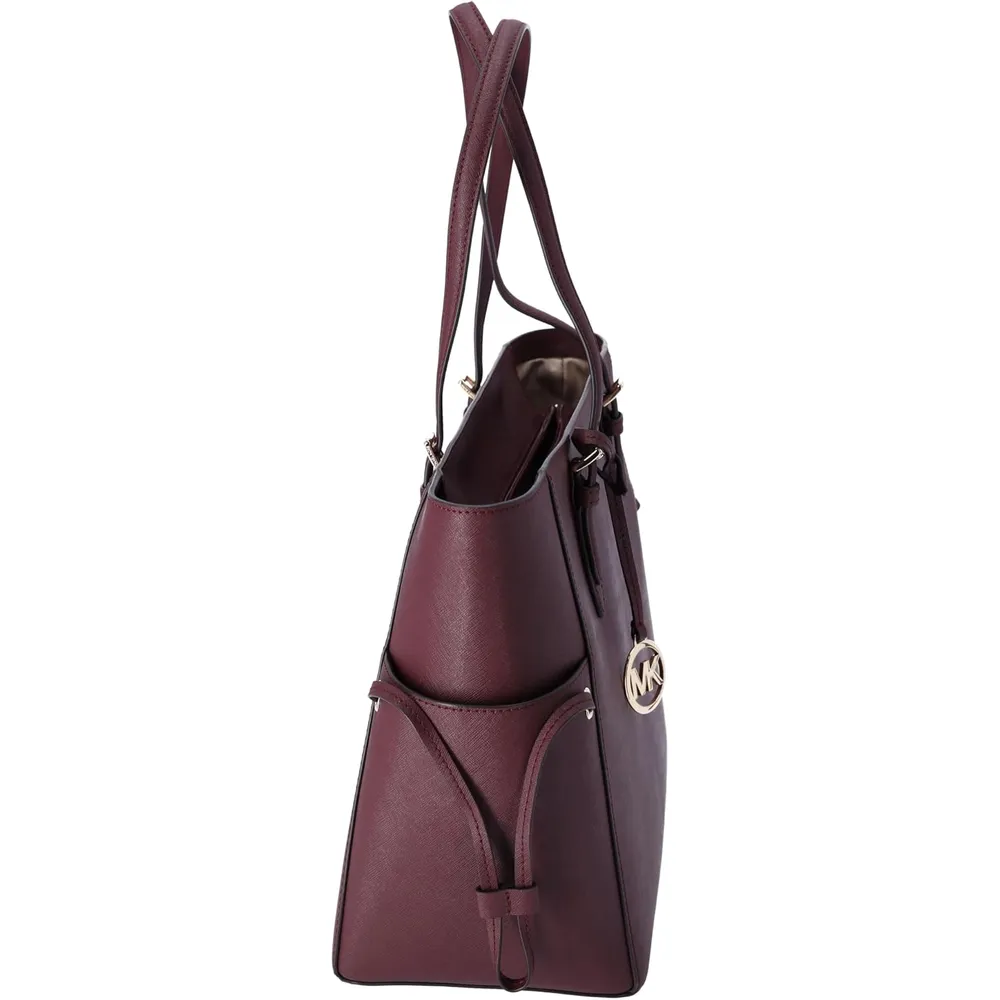 Michael Kors | Bolso Tote Gilly Jet Set Grande con Cordón (Oxblood)