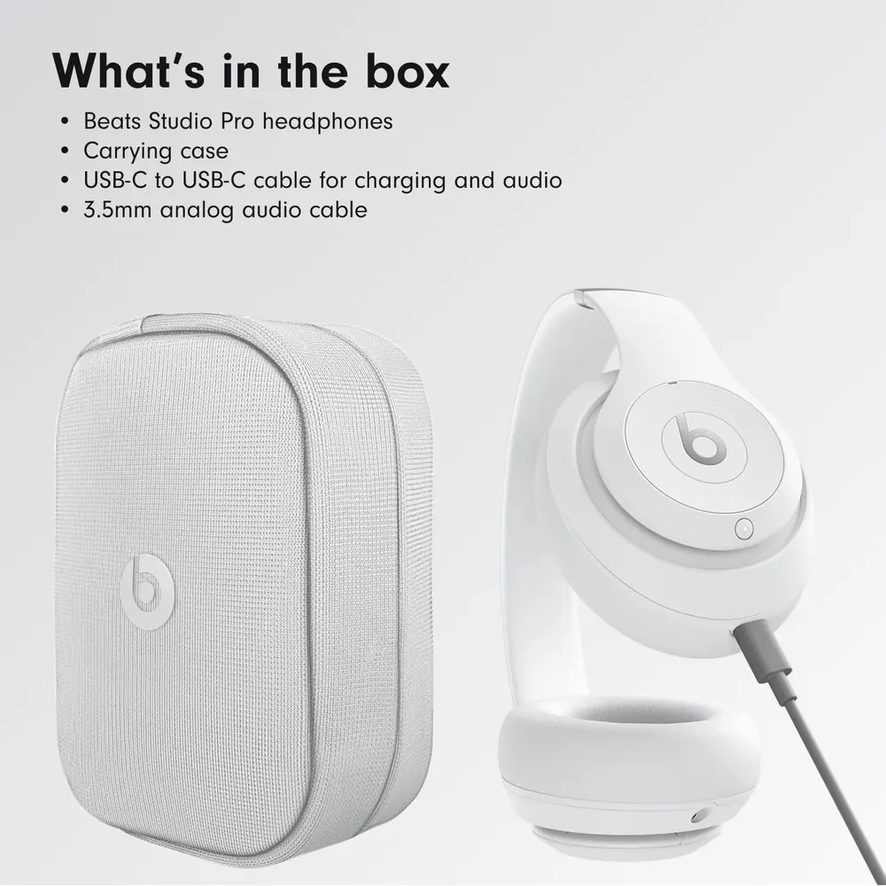 AUDÍFONOS CON CANCELACIÓN DE RUIDO BEATS STUDIO PRO | BLANCO