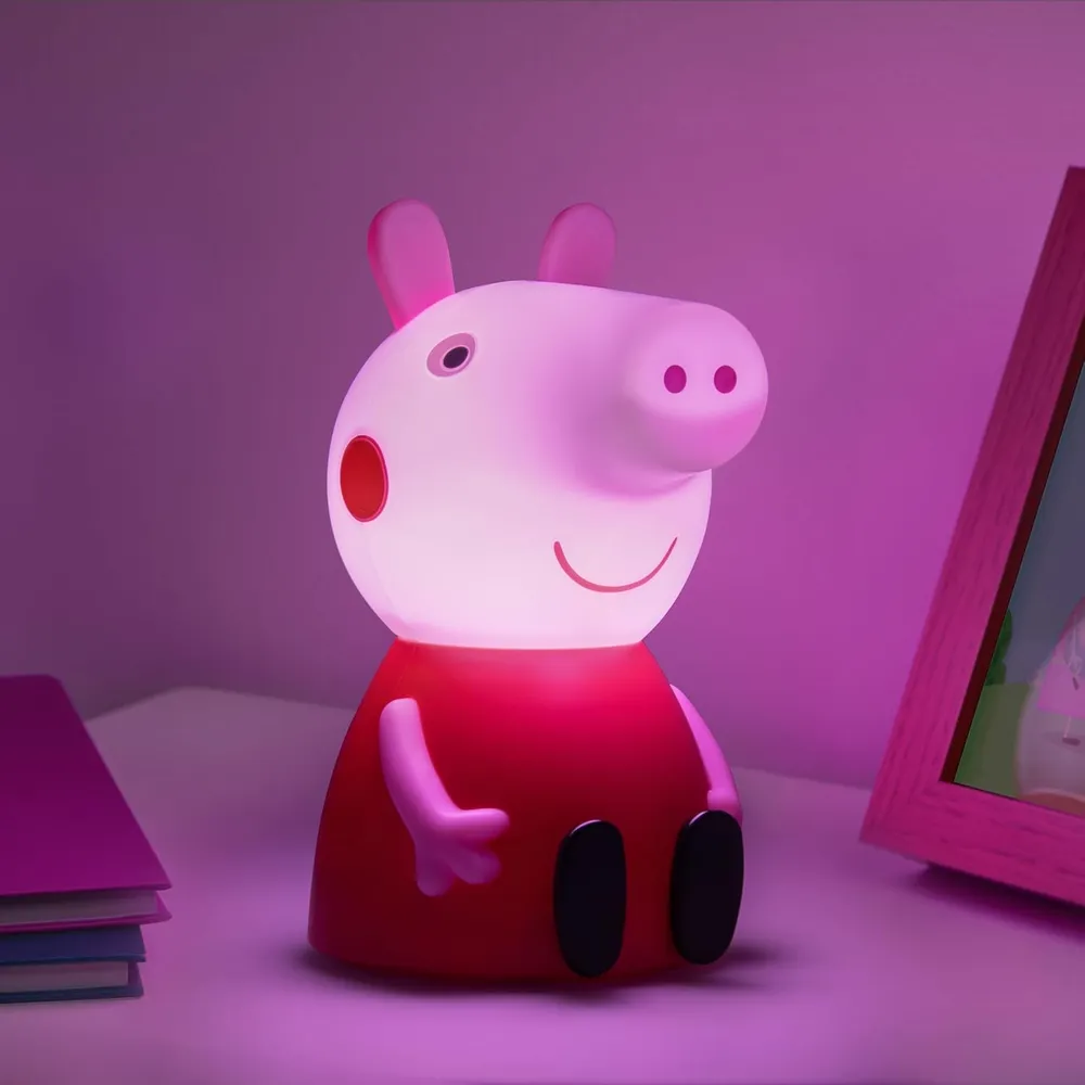Paladone Peppa Pig, lámpara figura con sonido oficial