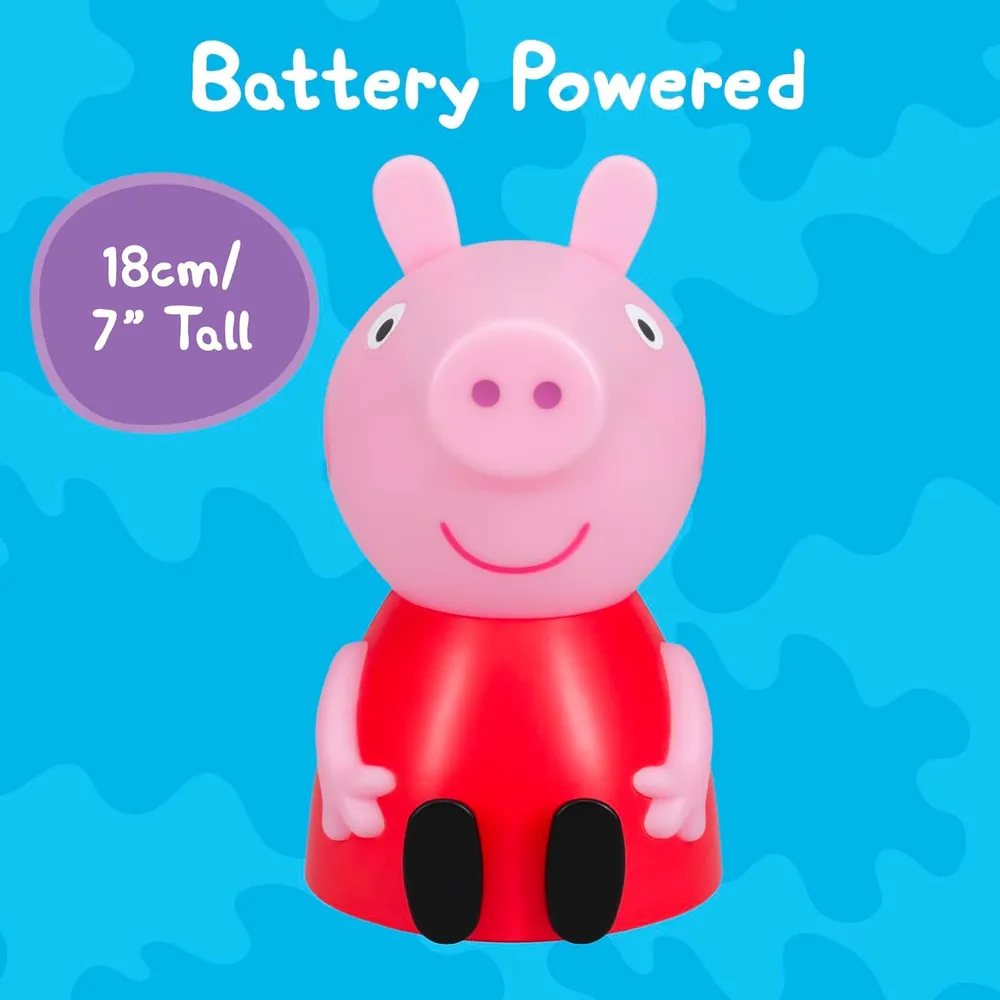 Paladone Peppa Pig, lámpara figura con sonido oficial