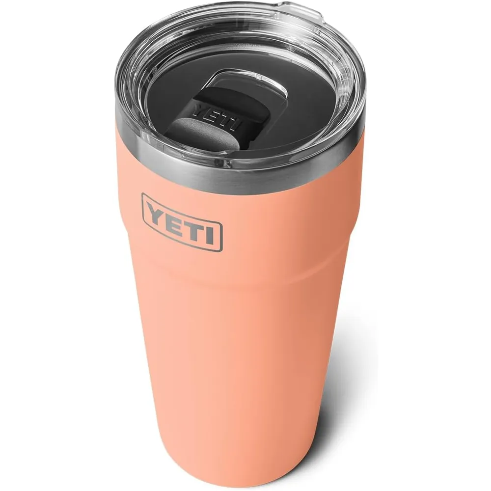 YETI Rambler Vaso  de 30 oz de acero inoxidable con tapa MagSlider color melón