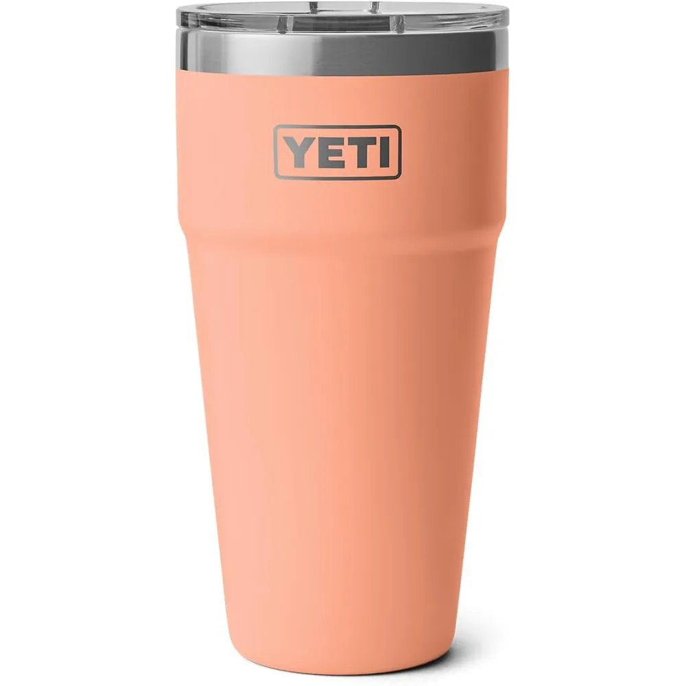 YETI Rambler Vaso  de 30 oz de acero inoxidable con tapa MagSlider color melón
