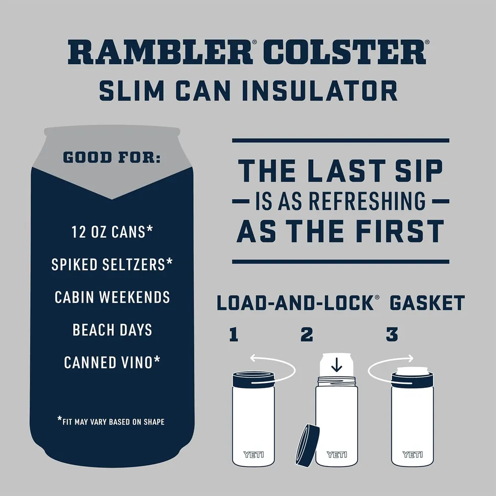 YETI Rambler Aislador de Latas No Insertable de 12 oz | Palo Rosa