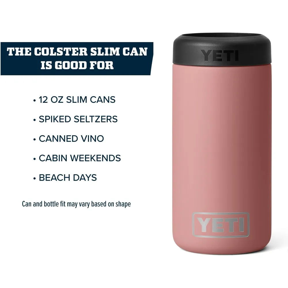 YETI Rambler Aislador de Latas No Insertable de 12 oz | Palo Rosa