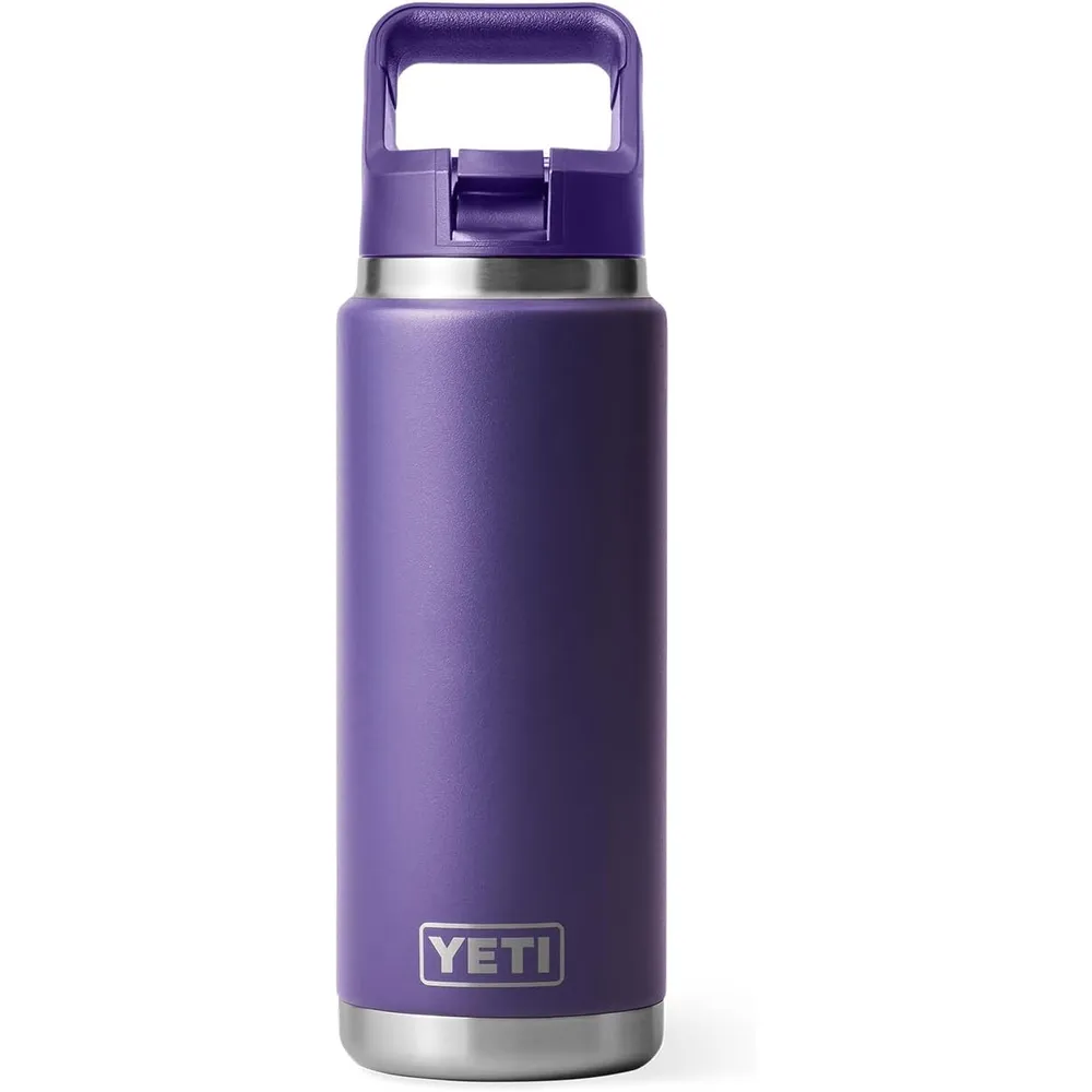 YETI Botella Rambler con Tapa de Cañita de 26 oz | Morado