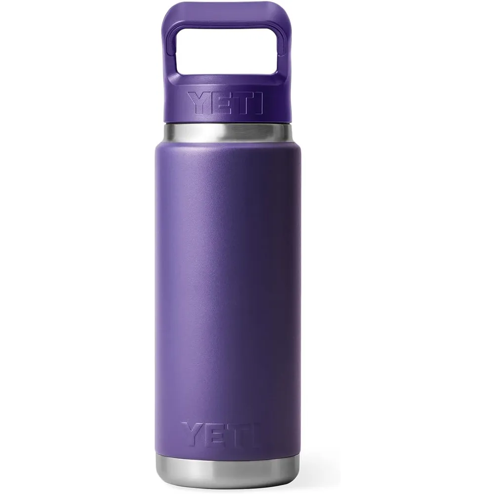 YETI Botella Rambler con Tapa de Cañita de 26 oz | Morado