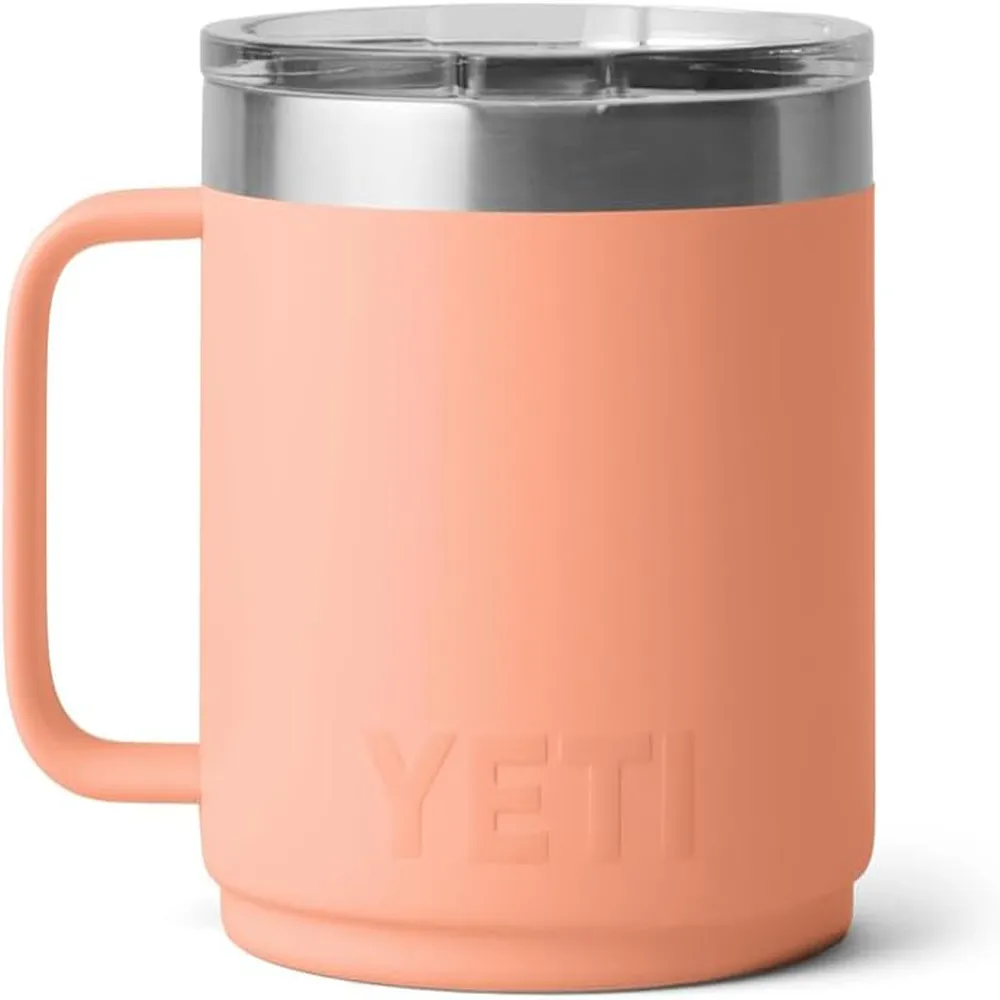 YETI Rambler Taza Apilable con Tapa Magslider de 14 oz | Melocotón