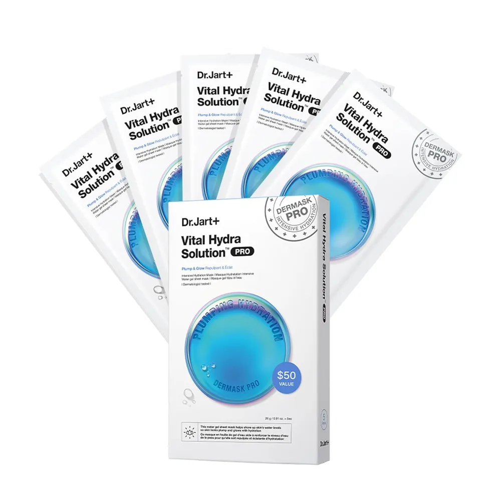 Dr. Jart+ Dermask Vital Hydra Solution Glow Mascarilla Facial 5 und