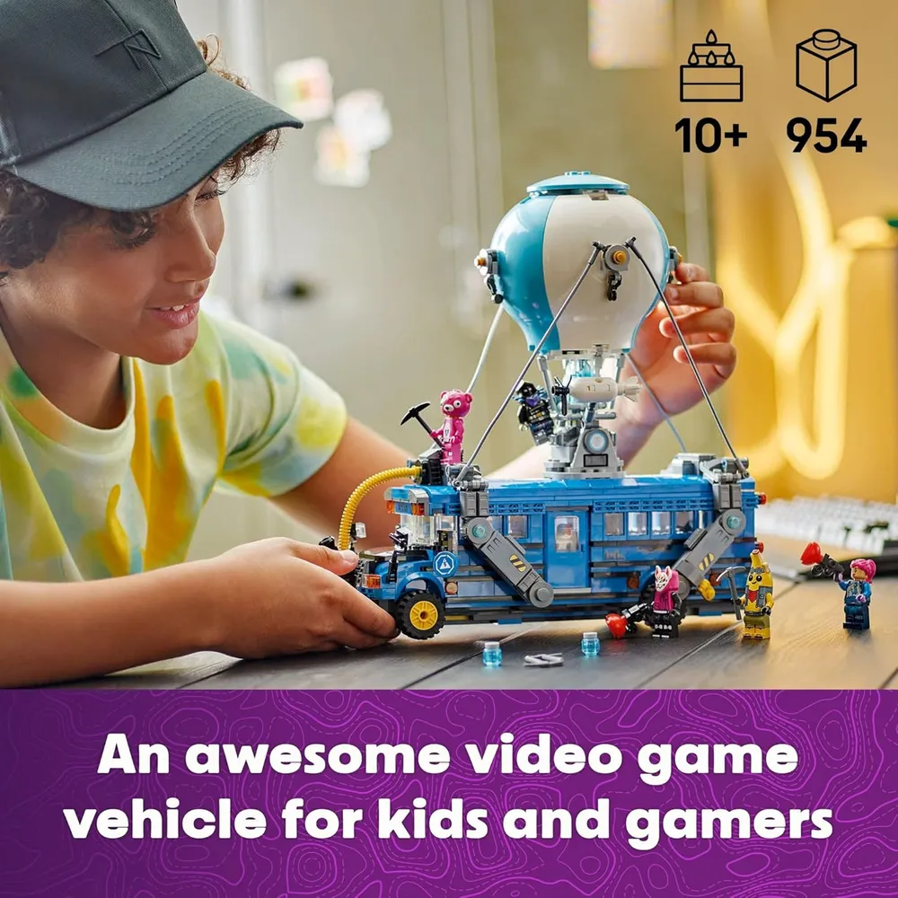 LEGO FORTNITE AUTOBÚS DE BATALLA CON MINIFIGURAS