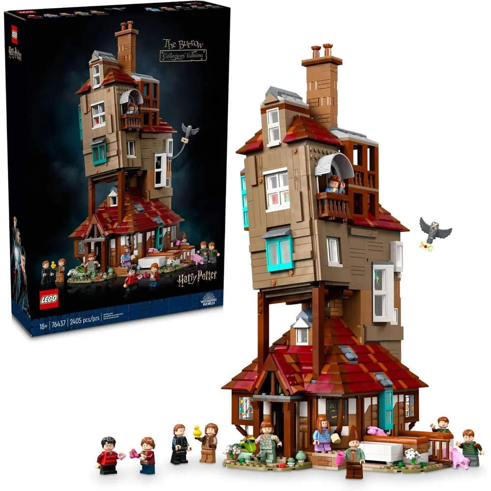 Lego Harry Potter La Madriguera, set coleccionable para adultos y fans