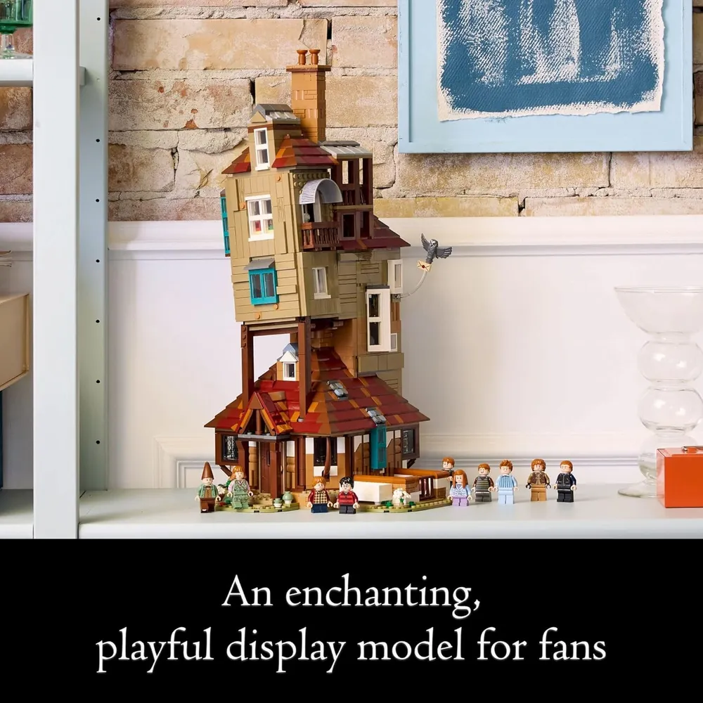 Lego Harry Potter La Madriguera, set coleccionable para adultos y fans