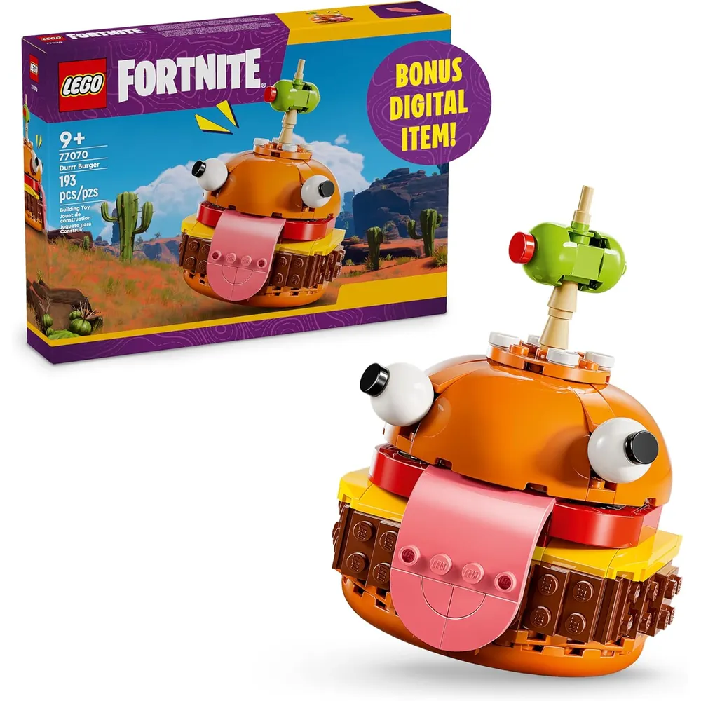 Lego Fortnite Durrr Burger, juguete de construcción para niños y niñas