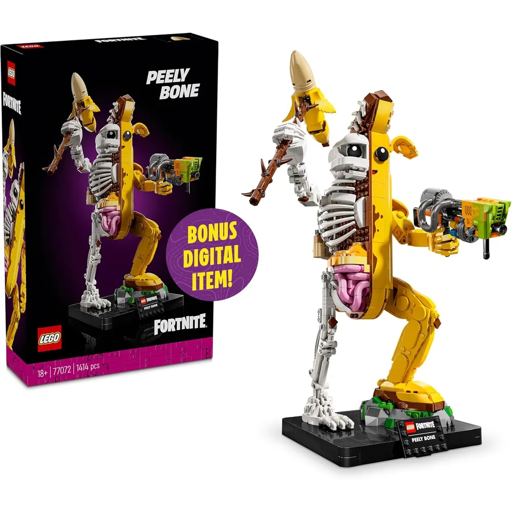 Lego Fortnite Peely Bone, set coleccionable para adultos mayores de 18 años