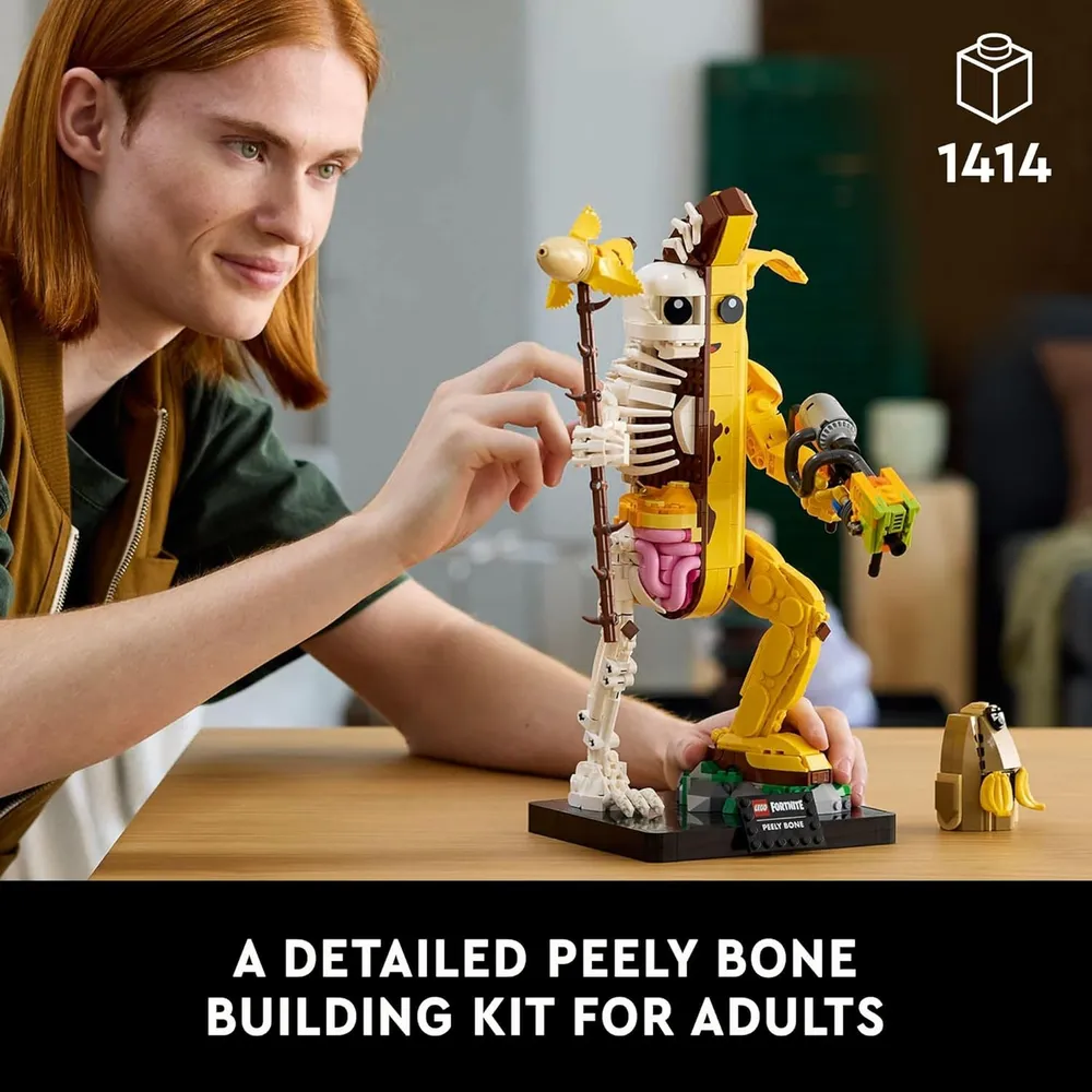 Lego Fortnite Peely Bone, set coleccionable para adultos mayores de 18 años