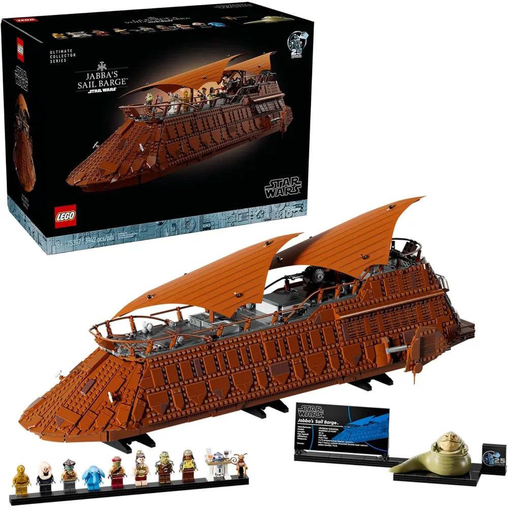 Lego Star Wars Barcaza de Jabba, set coleccionable para adultos y fans