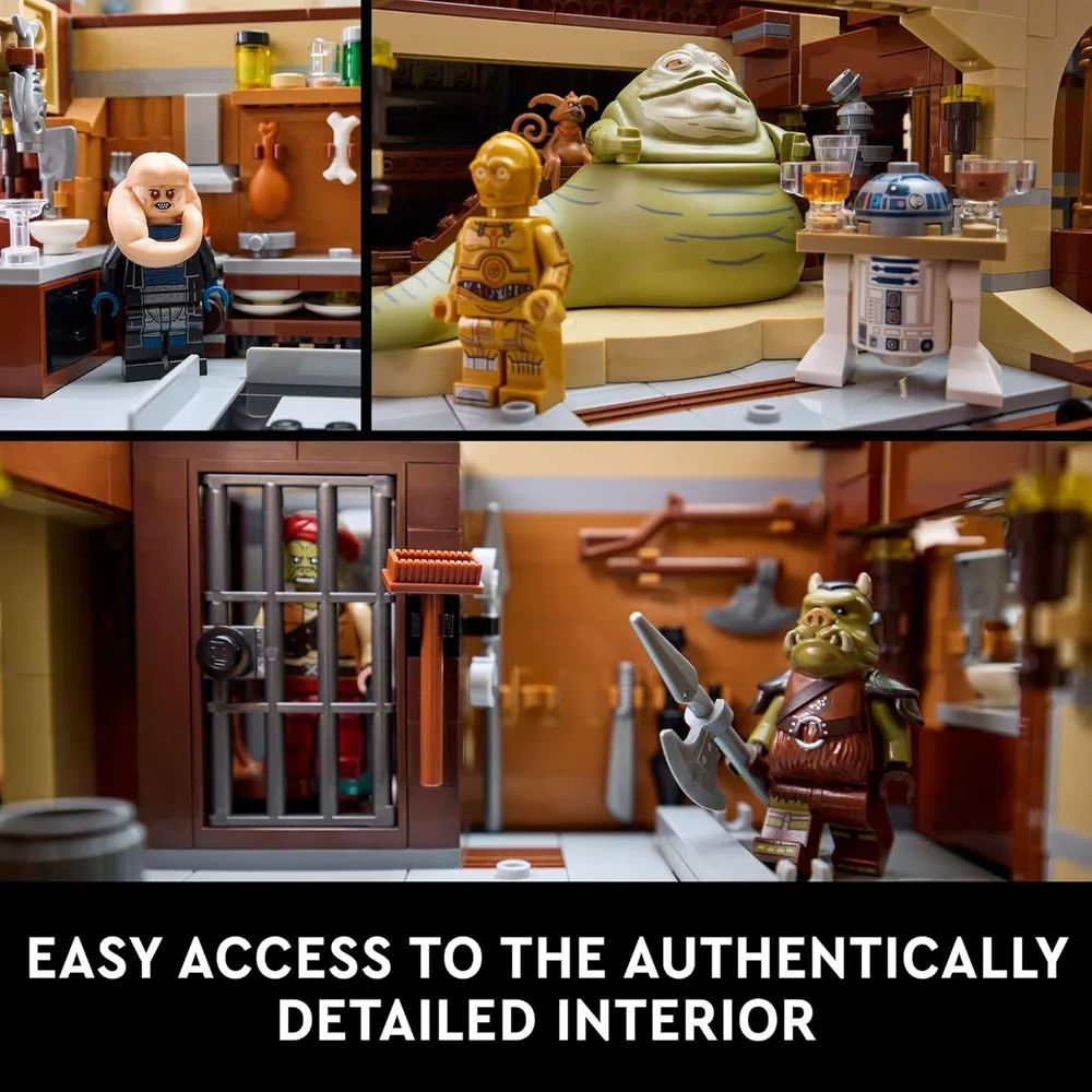 Lego Star Wars Barcaza de Jabba, set coleccionable para adultos y fans