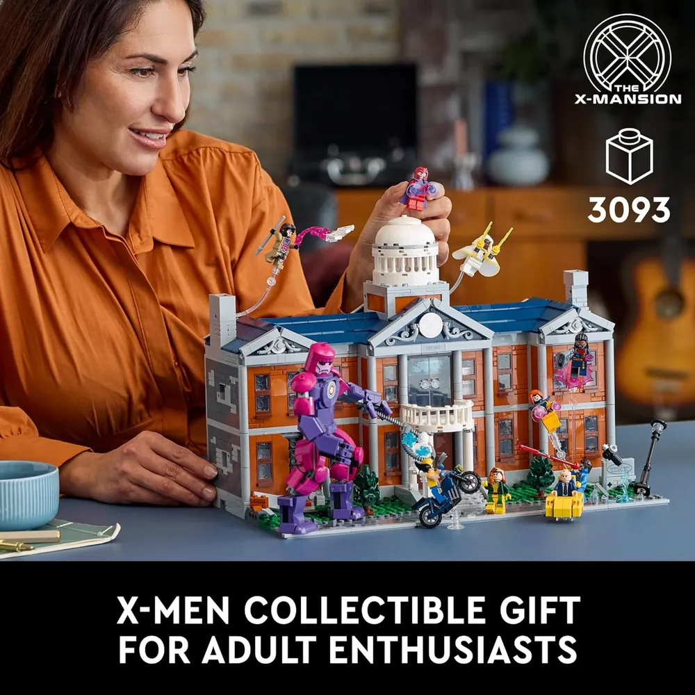 LEGO MARVEL X-MEN LA MANSIÓN X SET DE CONSTRUCCIÓN PARA ADULTOS