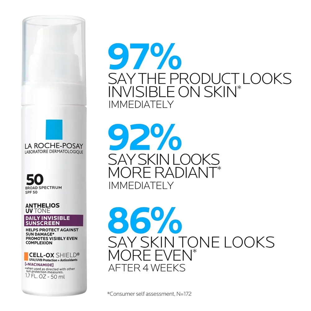PROTECTOR SOLAR FACIAL SPF 50 UV TONE ANTHELIOS LA ROCHE-POSAY 1.7 OZ / 50 ML