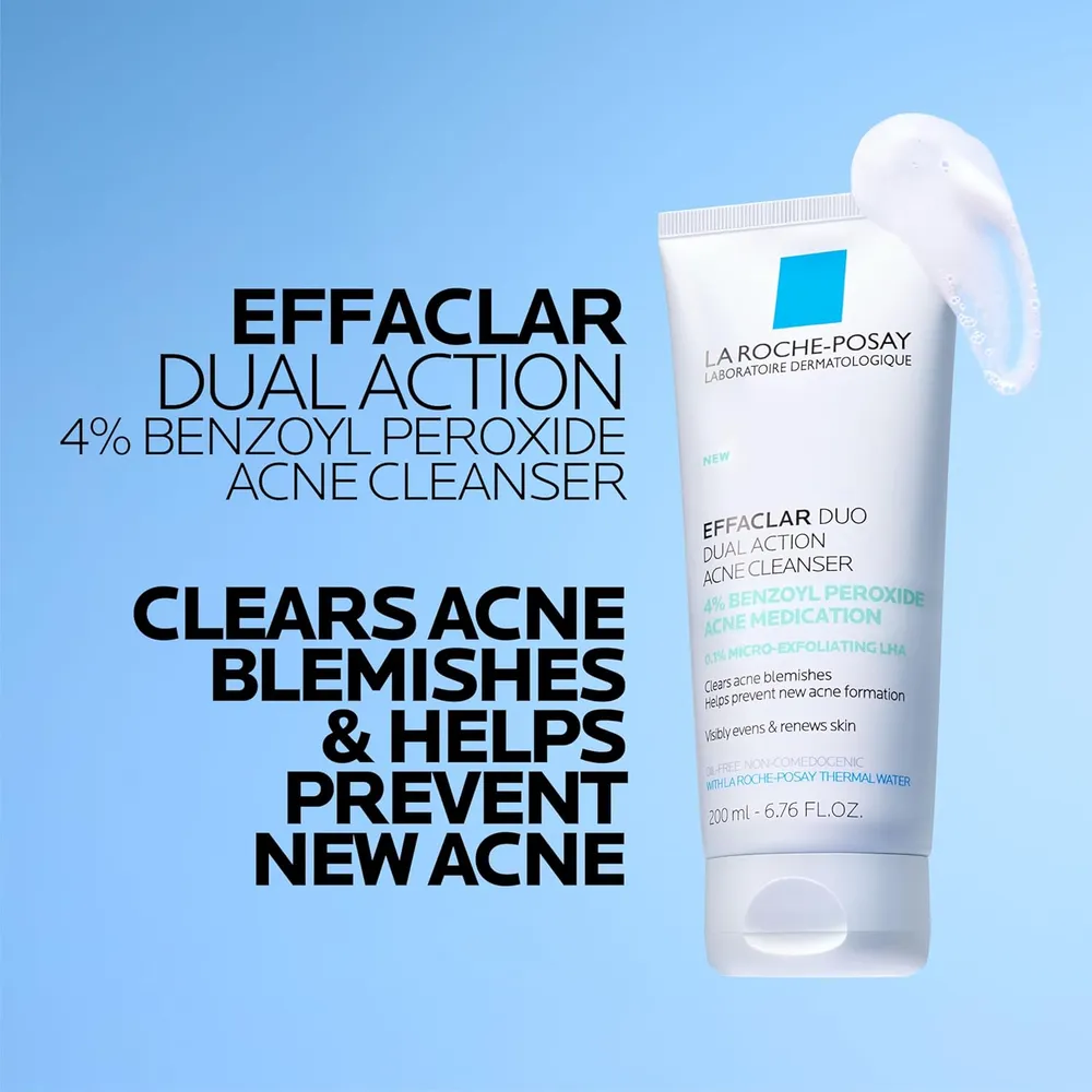 b0dfjqphvc_3_webp.webp GEL LIMPIADOR ANTIACNÉ PERÓXIDO DE BENZOILO 4% EFFACLAR LA ROCHE-POSAY 6.7 OZ / 200 ML