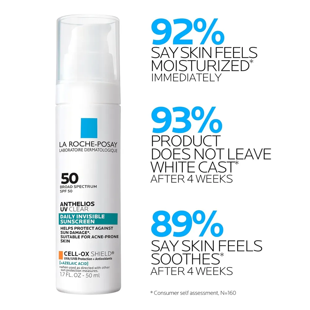 PROTECTOR SOLAR FACIAL SPF 50 UV CLEAR ANTHELIOS LA ROCHE-POSAY 1.7 OZ / 50 ML