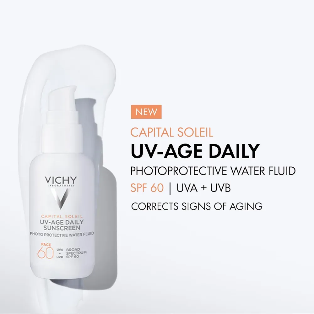 PROTECTOR SOLAR FACIAL CAPITAL SOLEIL UV-AGE DAILY VICHY SPF 60 - 1.69 OZ