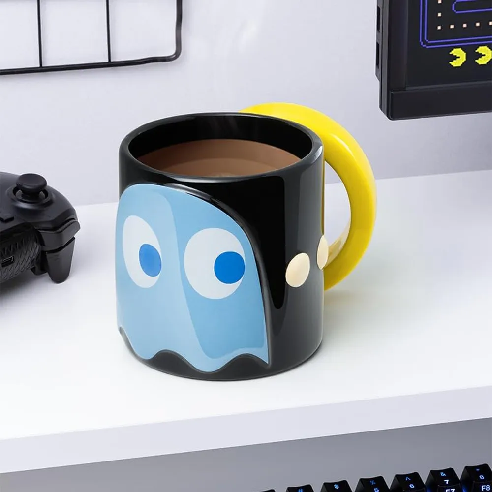 Paladone Pac-Man, taza cerámica retro 20 oz / 591 ml oficial