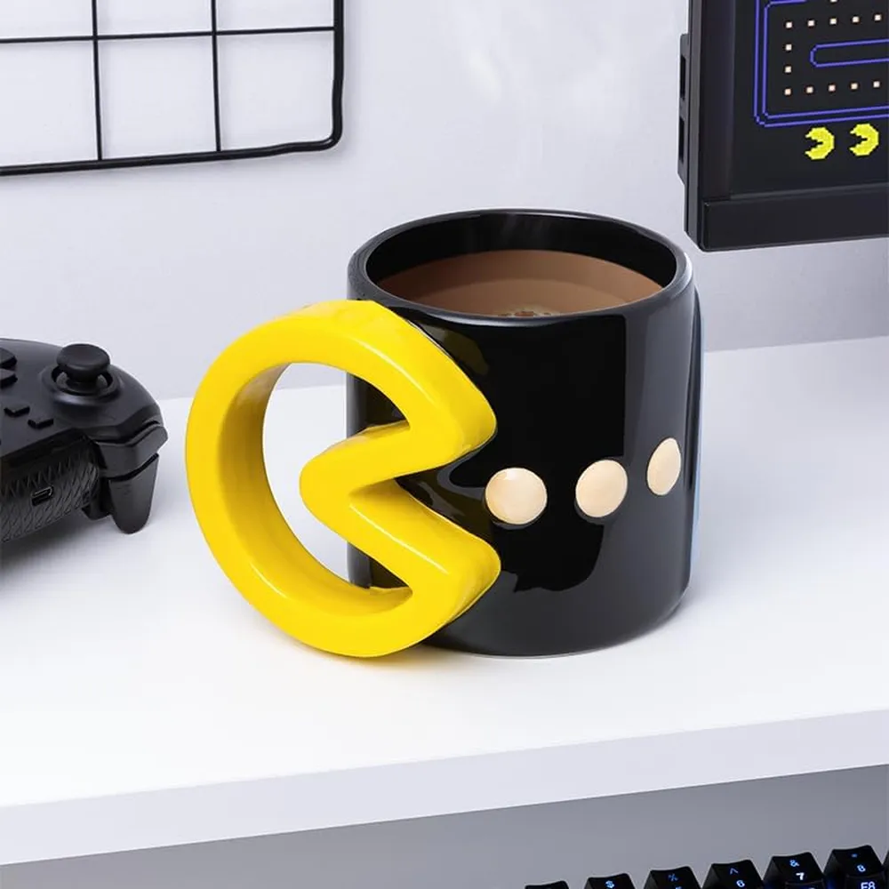 Paladone Pac-Man, taza cerámica retro 20 oz / 591 ml oficial