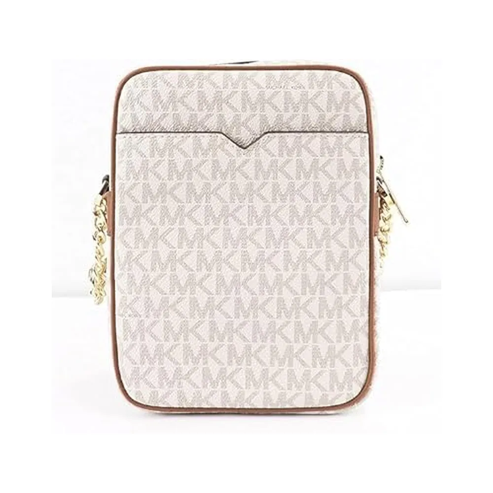 Michael Kors | Bolso Jet Set Travel Mediano con Logo (Vanilla) Crossbody