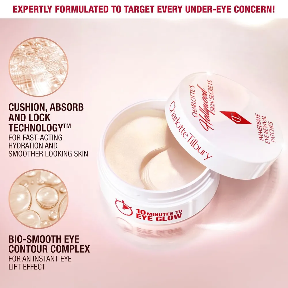 Charlotte Tilbury Hollywood Skin Secrets Parches para contorno de ojos