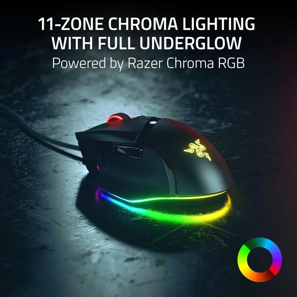 MOUSE ALÁMBRICO BASILISK V3 35K RAZER | NEGRO