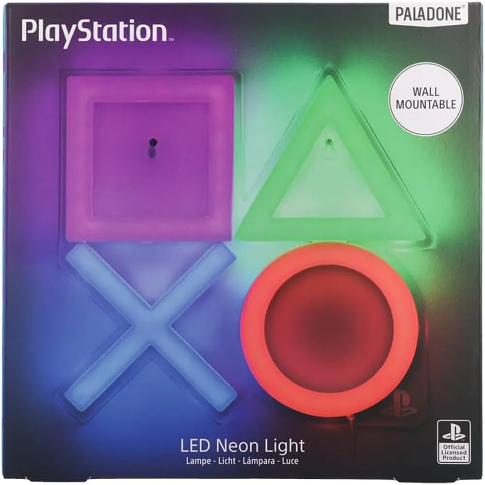 Paladone PlayStation, luz LED neón pared oficial