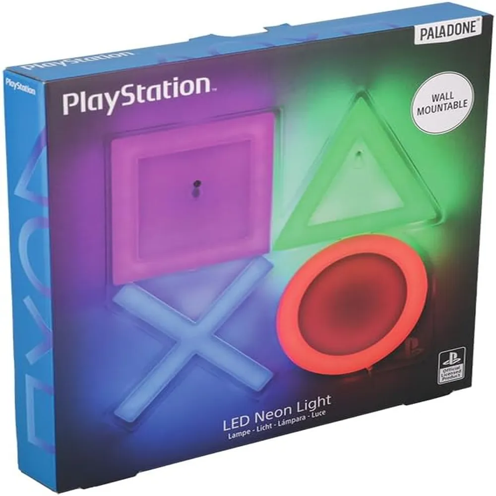 Paladone PlayStation, luz LED neón pared oficial