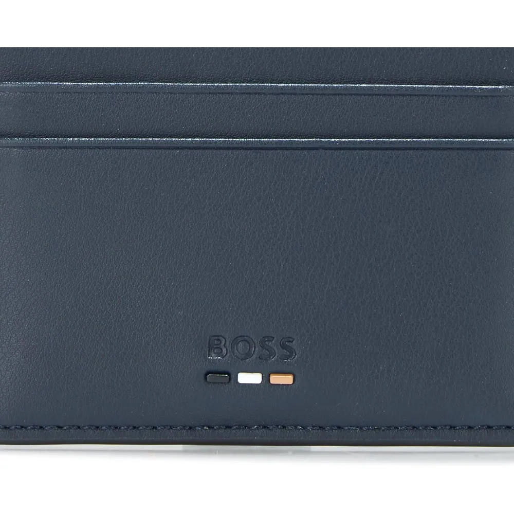 TARJETERO HUGO BOSS RAY LOGO ZAFIRO HOMBRE