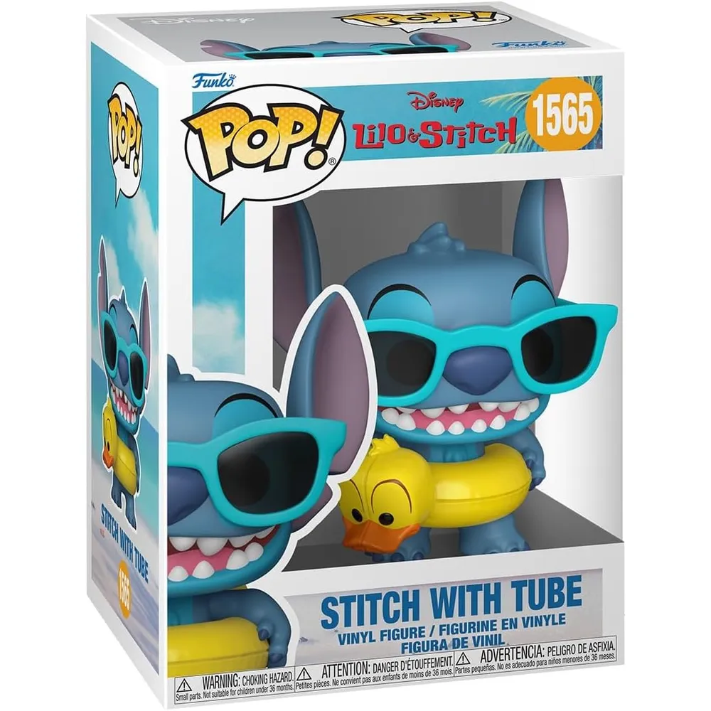 Funko Pop | Funko de Stitch con salvavidas de patito (Producto Oficial)