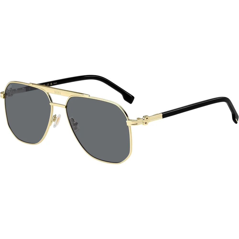 LENTES DE SOL HUGO BOSS 1743/S UNISEX GOLD NEGRO